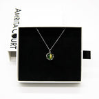 Planet Murano Aroma Necklace - Aurum Verdant | Energy & Healing | Diffuse on the go