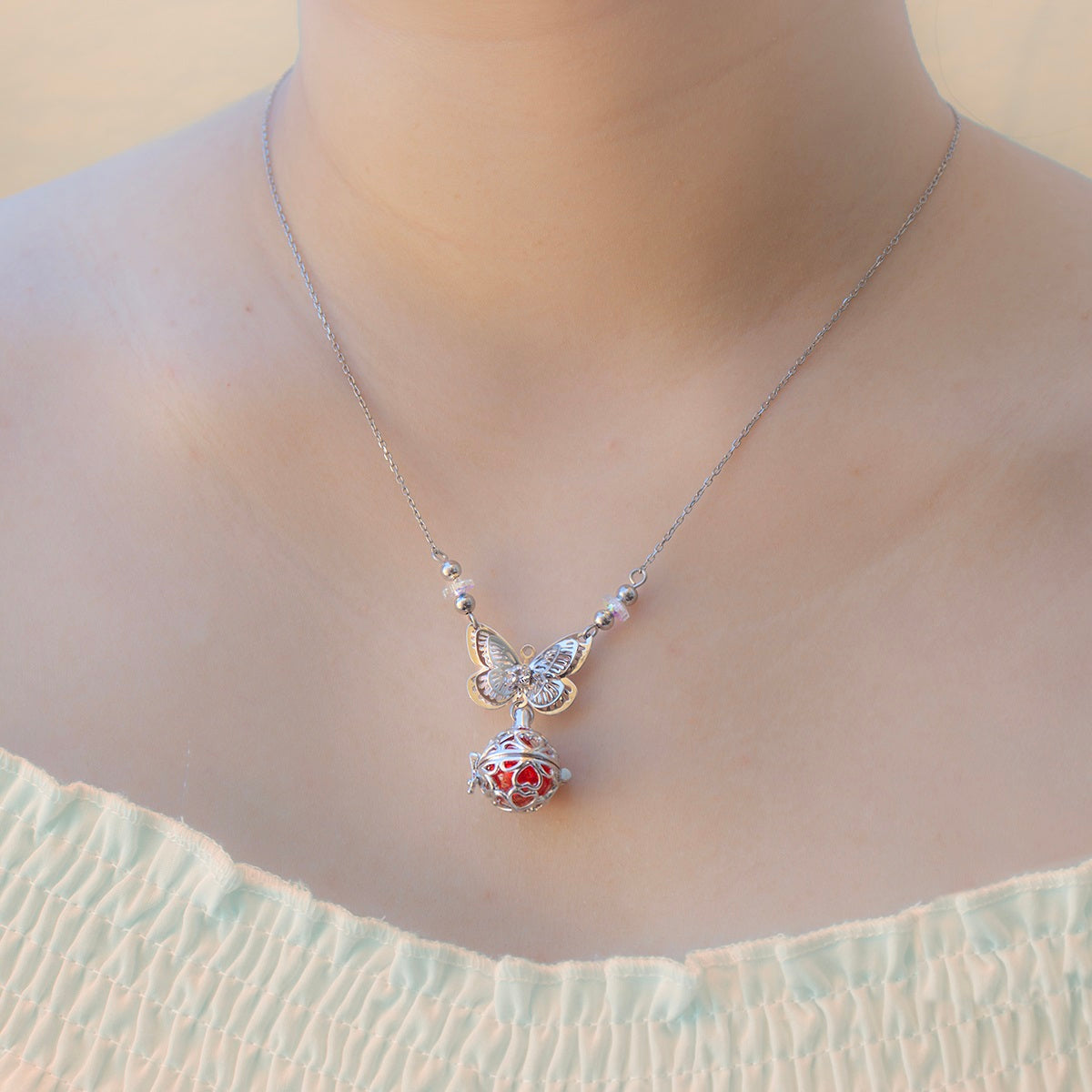 Butterfly Aroma Necklace | Energy & Healing | Diffusing on the go | Birthday Gift